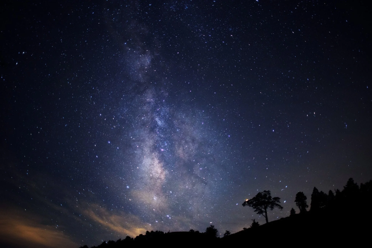 天の川と星空