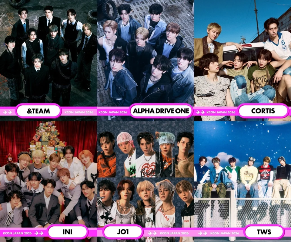 KCON Japan 2026アーティスト集合写真