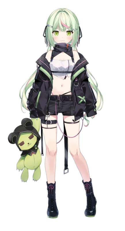 日ノ隈らん 全身イラスト