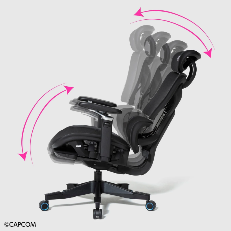 リクライニング・座面調整