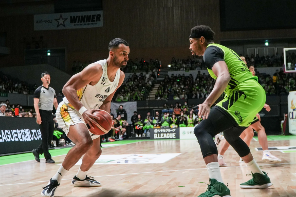 試合中の真剣な表情