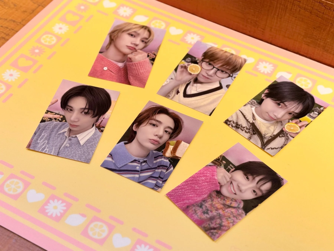 レモンを持ったフォトカード