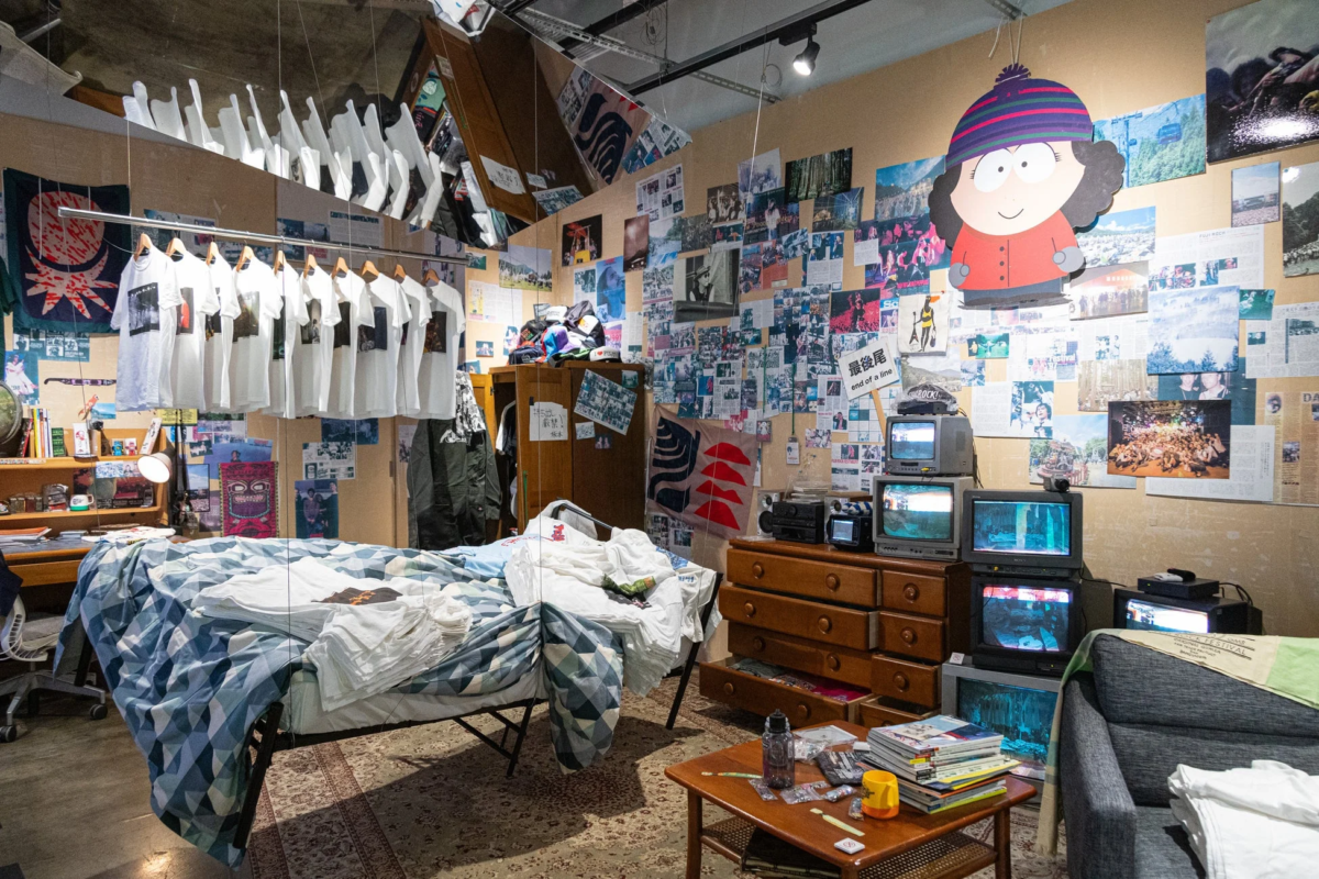 タイムカプセル内の展示風景