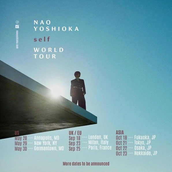 Nao Yoshiokaのワールドツアー告知ポスター