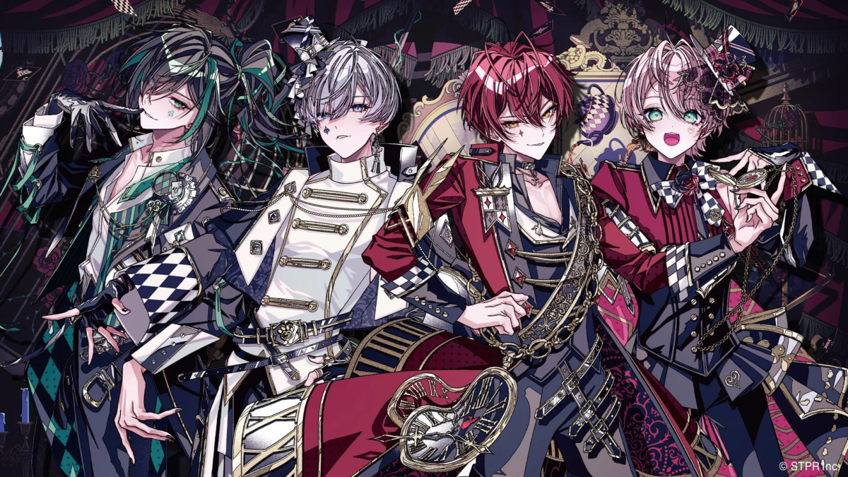アニメ,イケメン,男性キャラクター,ファンタジー,ミリタリー,軍服,アリスの世界,トランプ,ゴシック,イラスト,グループ,耽美