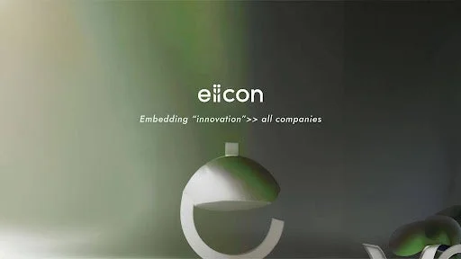 eiiconのロゴとスローガンが描かれた画像