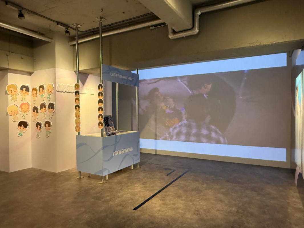 SEVENTEENのイベント会場の様子