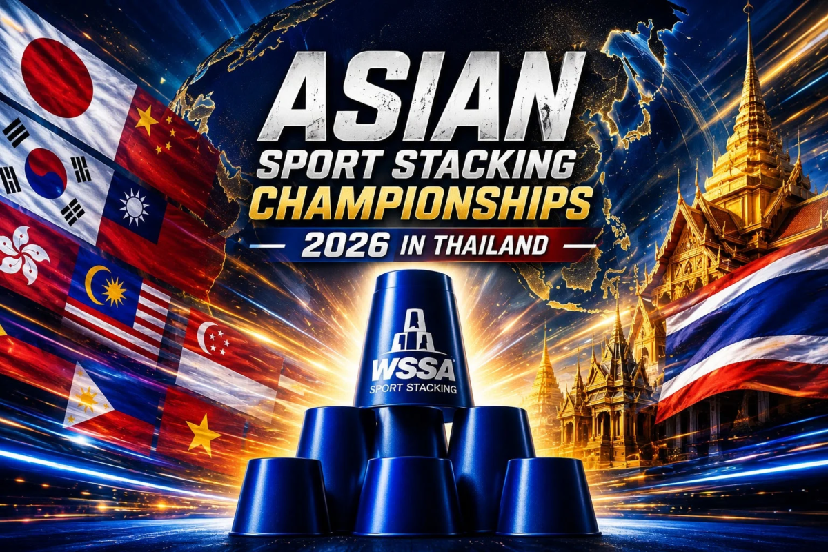 アジアスポーツスタッキング選手権の告知ポスター