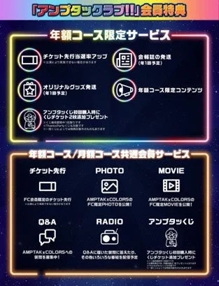 アンプタッククラブ!!!会員特典