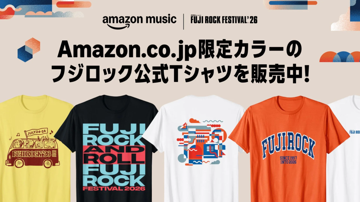 FUJI ROCK FESTIVAL '26 限定Tシャツ