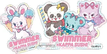 SWIMMER×かっぱ寿司オリジナルホログラムステッカー Dセット
