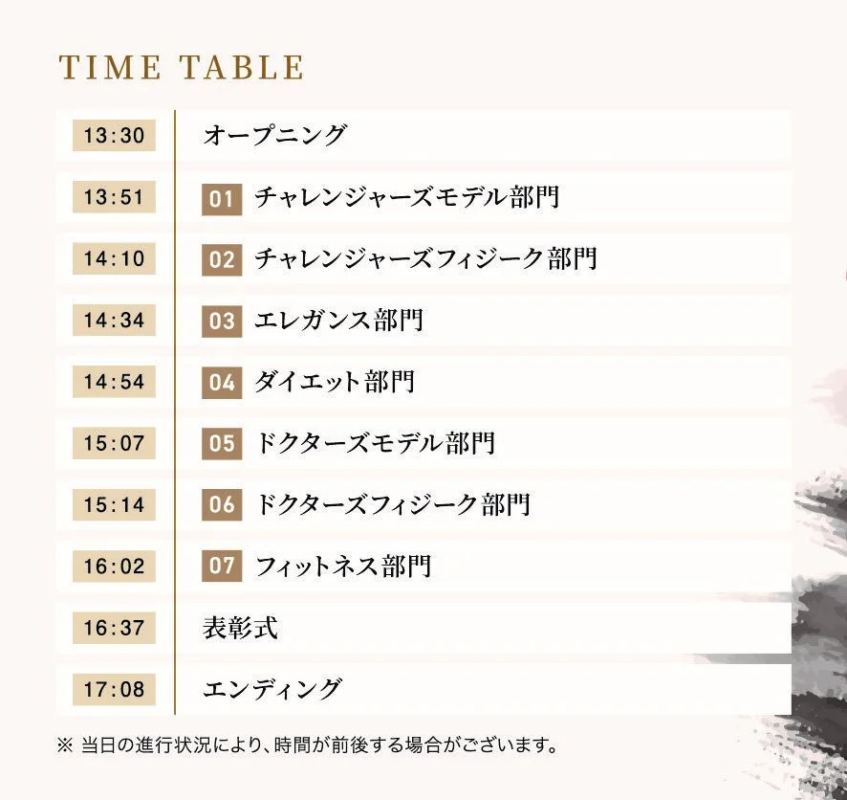 タイムテーブル