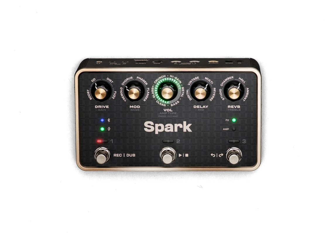 Spark PEDALの操作パネル
